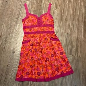 Marc by Marc Jacobs Abstract Floral Summer Dress